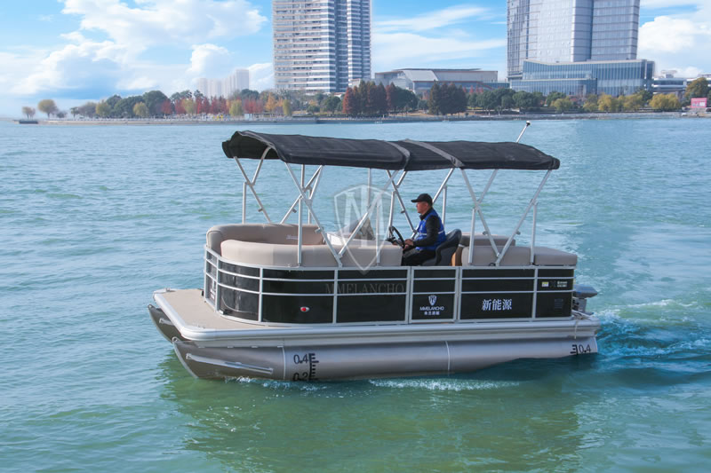  ML-16 Aluminum Alloy Pontoon Boat