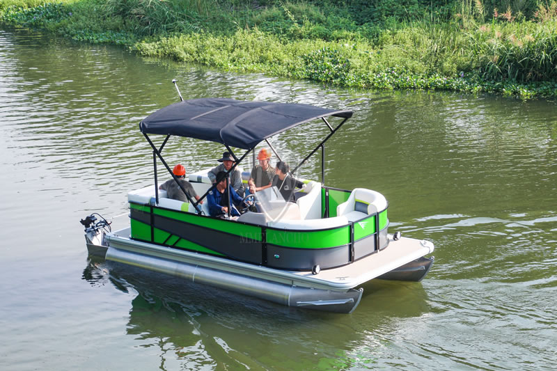  ML-16 New Energy Aluminum Alloy Pontoon Boat