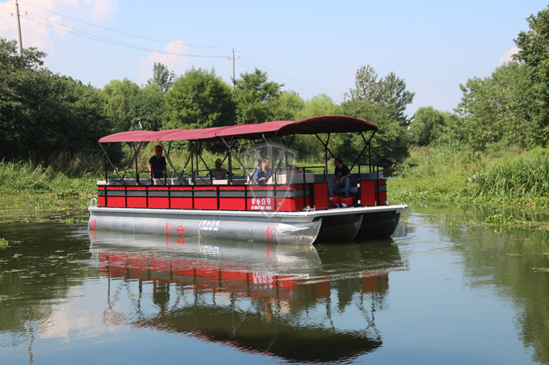  ML-33 Aluminum Alloy Pontoon Boat Custom Model 1