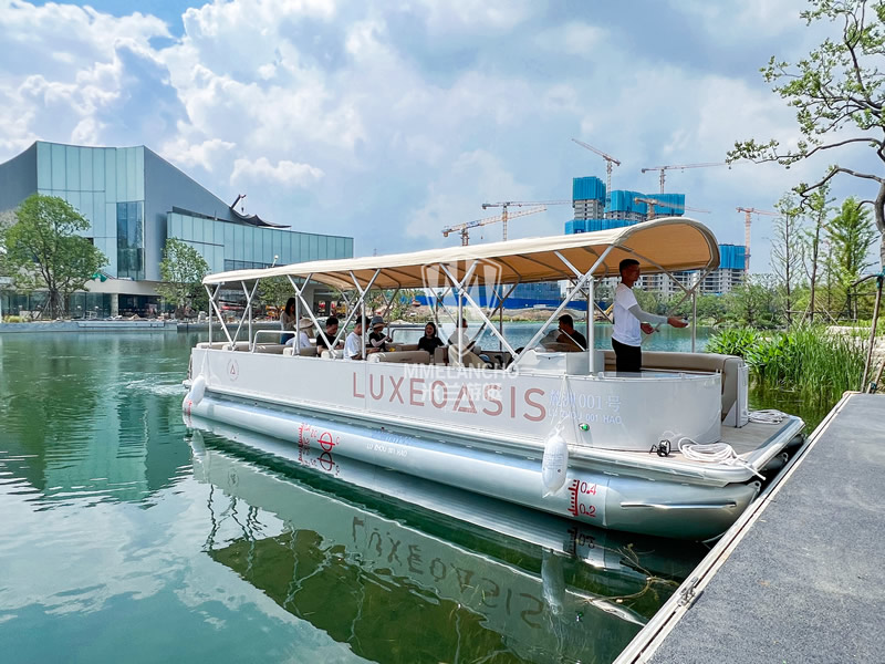  ML-33 Aluminum Alloy Pontoon Boat Custom Model 2